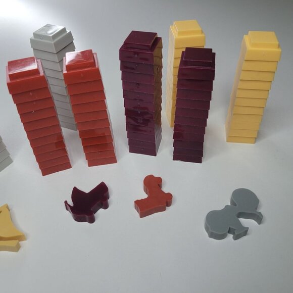 Advance To Boardwalk Replacement Pieces Tokens Hotels Bike Skate Boat Scooter - Picture 4 of 6